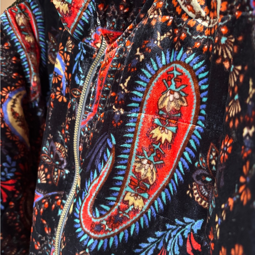 NWT Johnny Was Dolman Quilted Paisley Bomber Jacket | Women’s Plus XXL / 2X - Picture 13 of 16